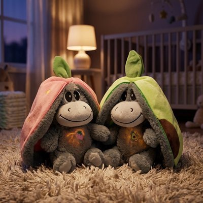Peluche qui respire | Sommeil Naturel - Velours Bébé