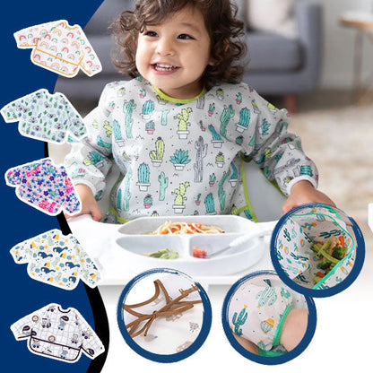 Bavoir bebe impermeable 4 detail tissu impermeable doux — Velours Bébé
