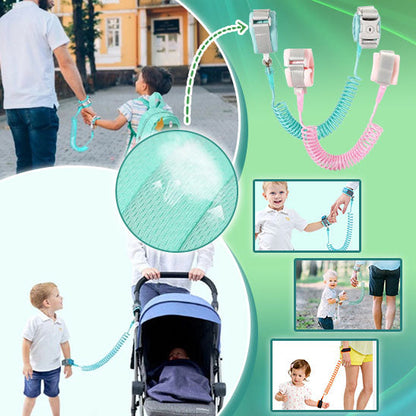 Bracelet anti-perte bebe 3 detail attache securisee — Velours Bébé
