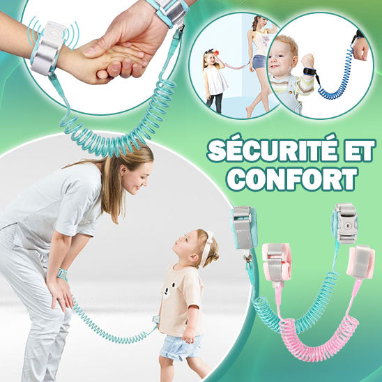 Bracelet anti-perte bebe 5 alarme sonore distance — Velours Bébé
