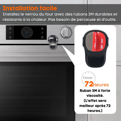 Verrou four bebe resistant haute temperature cuisine — Velours Béb