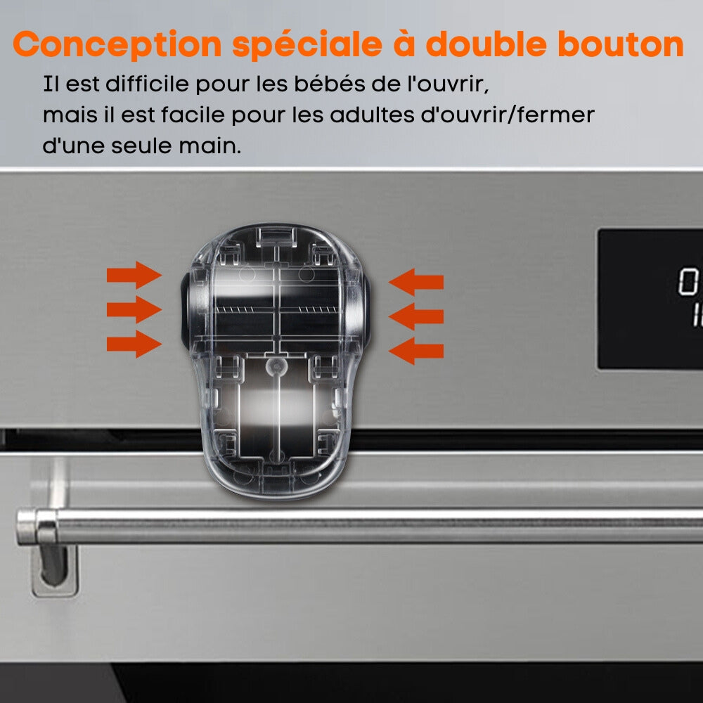 Verrou porte four flexible securite bebe maison — Velours Bébé