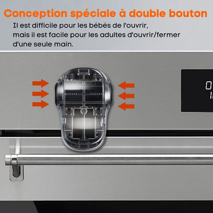 Verrou porte four flexible securite bebe maison — Velours Bébé
