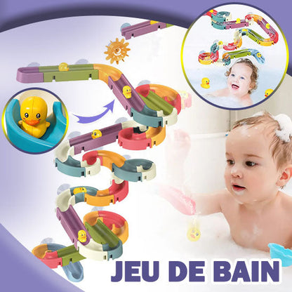 Jouet bain bebe 5 detail arrosoir coloré sans BPA — Velours Bébé
