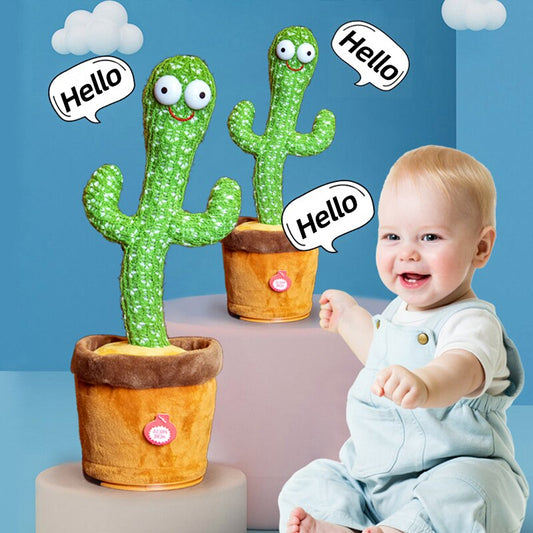 Cactus dansant musical bebe eveil sensoriel TuniCacti — Velours Béb