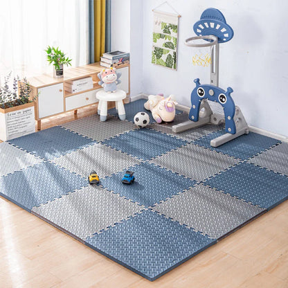 CozyCorner tapis puzzle bebe variante gris blanc — Velours Bébé

