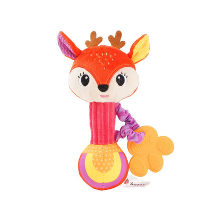 BabyBounce hochet bebe variante ours brun — Velours Bébé