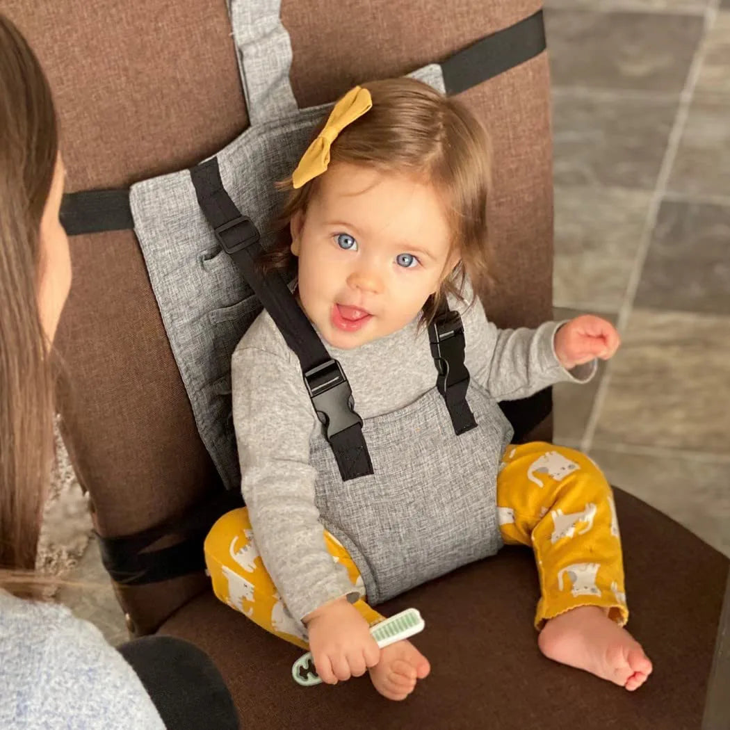 Harnais chaise bebe compatible toutes chaises universel — Velours Bébé