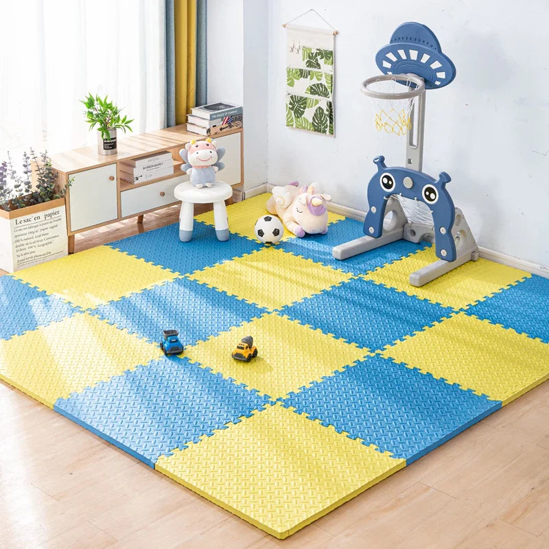 Tapis puzzle mousse bebe lavable entretien facile — Velours Bébé
