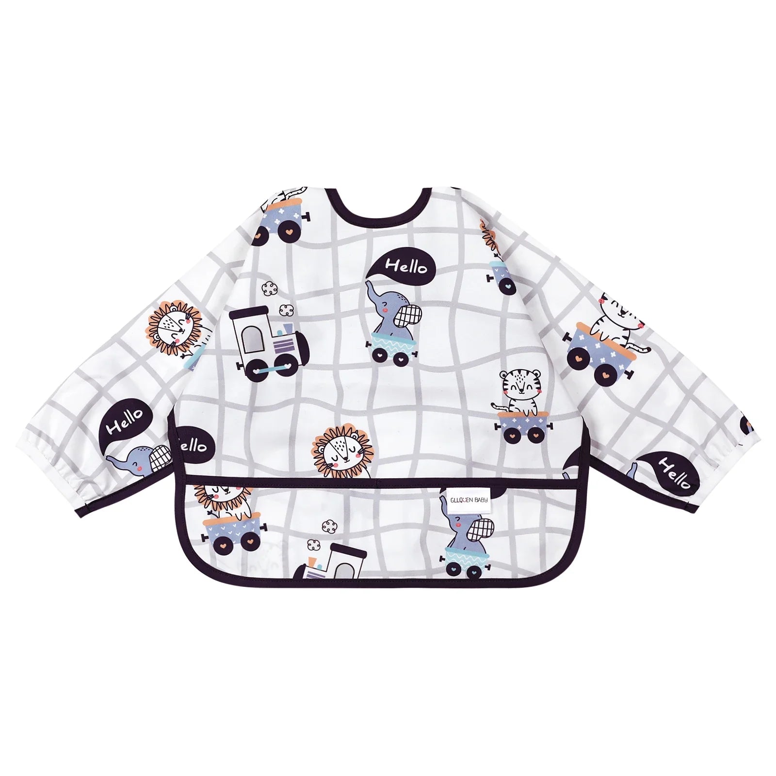 CozyCover bavoir bebe variante blanc-blanc — Velours Bébé
