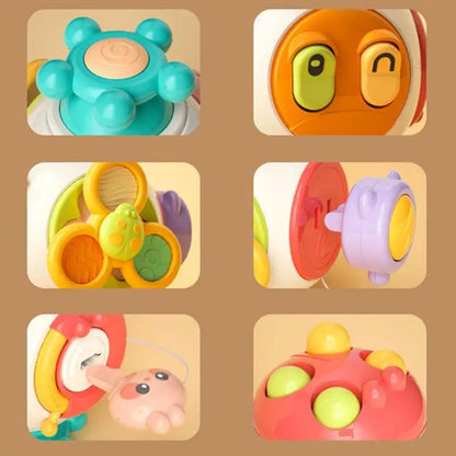 PopPlay cube eveil bebe vue dessus activites interactives — Velours Bébé
