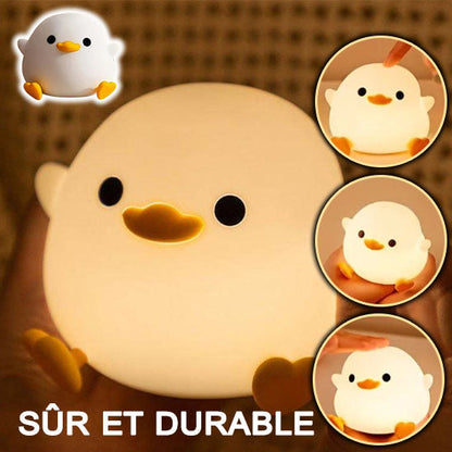 Veilleuse canard bebe 3 rechargeable USB autonomie — Velours Bébé
