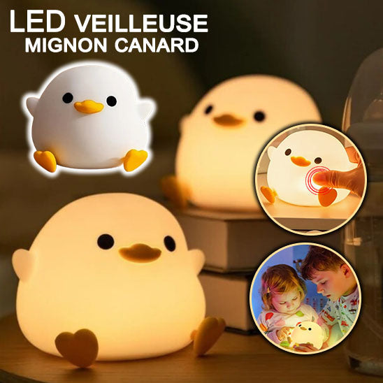 Veilleuse canard bebe 5 chambre nuit ambiance douce — Velours Bébé
