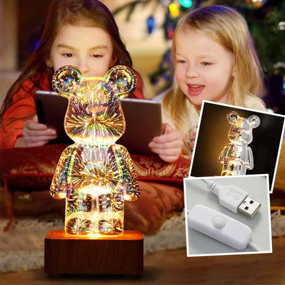 DreamCubelight veilleuse ours bebe feu artifice nuit — Velours Bébé
