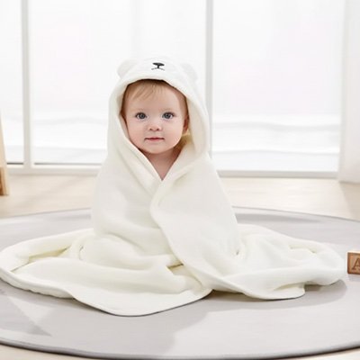 Cape de bain bébé 