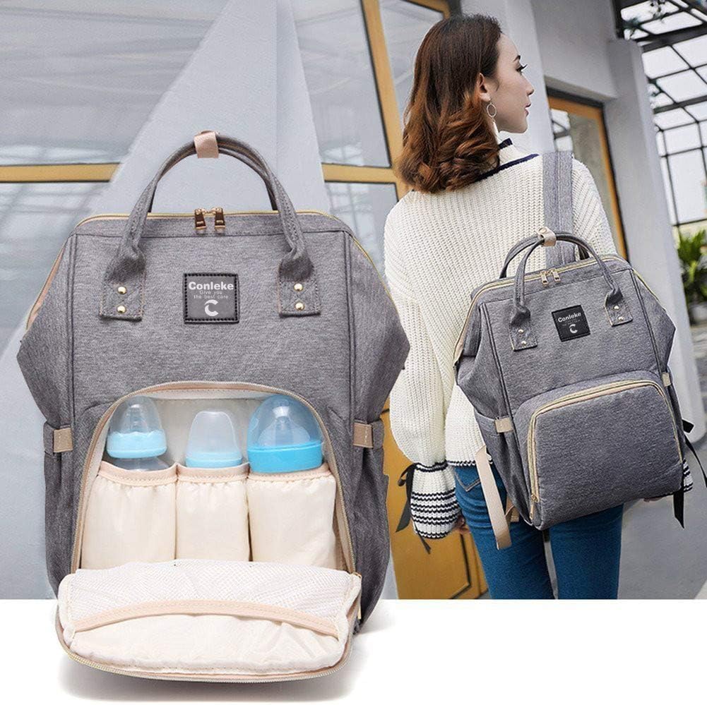Sac a langer a dos maman bebe compartiments organisés — Velours Bébé