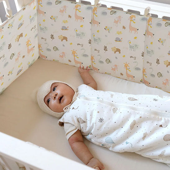Tour de lit bébé cocon sécurisant nouveau-né — Velours Bébé