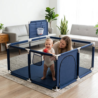 Parc bebe bleu marine maman et bebe 