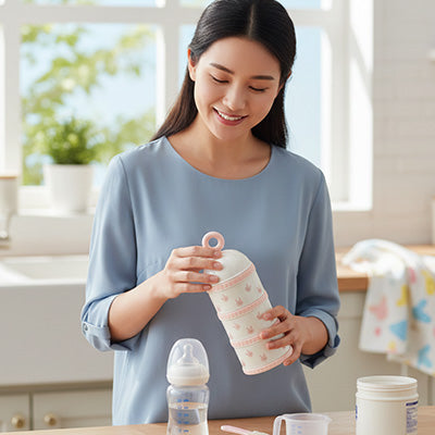 Boîte doseuse lait maternisé voyage pratique bébé — Velours Bébé