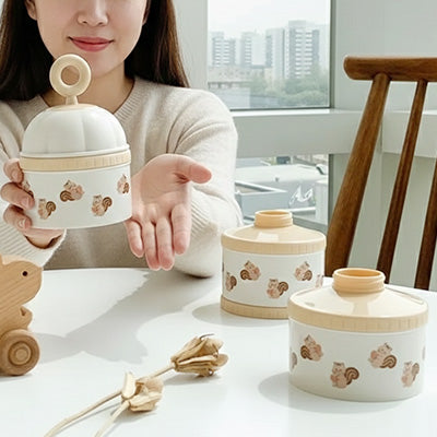 Boîte doseuse lait bébé étanche facile à remplir — Velours Bébé
