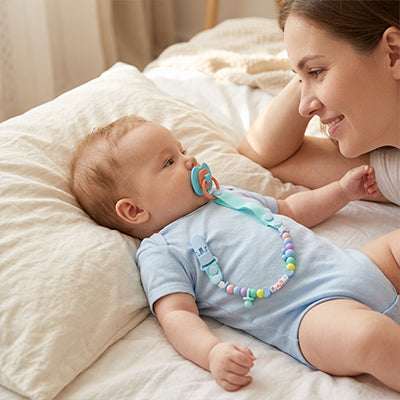 Attache-tétine bébé longueur ajustable sécurisé — Velours Bébé