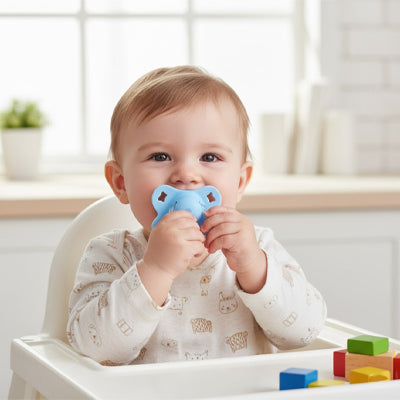 Tétine bébé sucette silicone sans BPA pastel — Velours Bébé