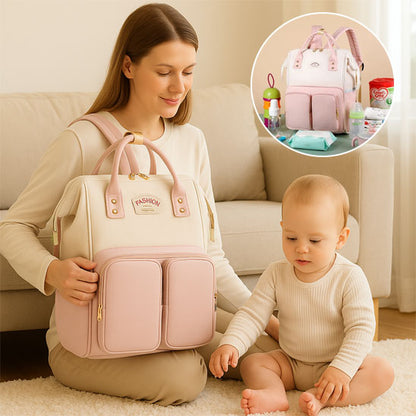 Sac à langer bébé intérieur spacieux compartiments — Velours Bébé