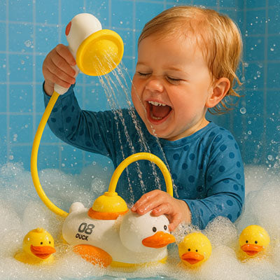 Jouet de bain bébé sécurisé sans BPA — Velours Bébé