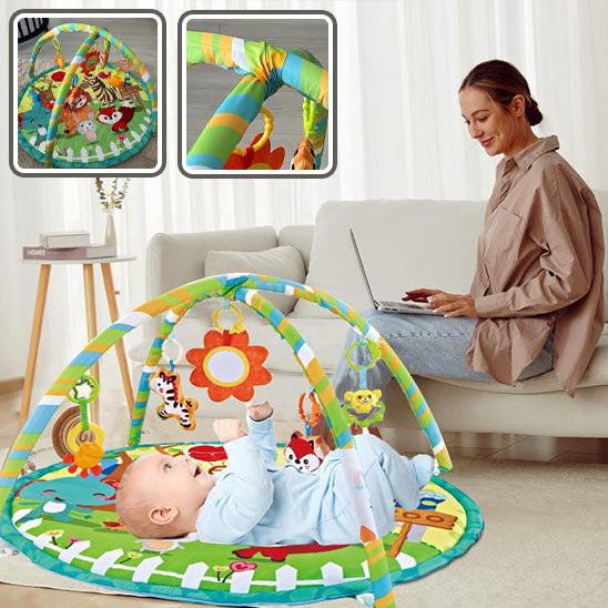 Tapis d'éveil bébé sensoriel activités jeu et éveil — Velours Bébé
