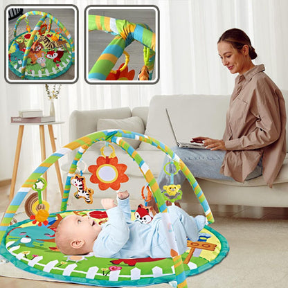 Tapis d'éveil bébé sensoriel activités jeu et éveil — Velours Bébé