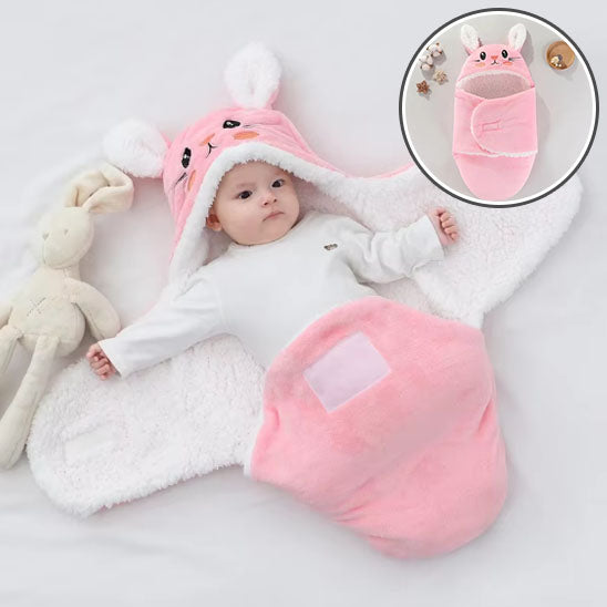 Nid d'ange bébé nouveau-né velours doux vue de face — Velours Bébé