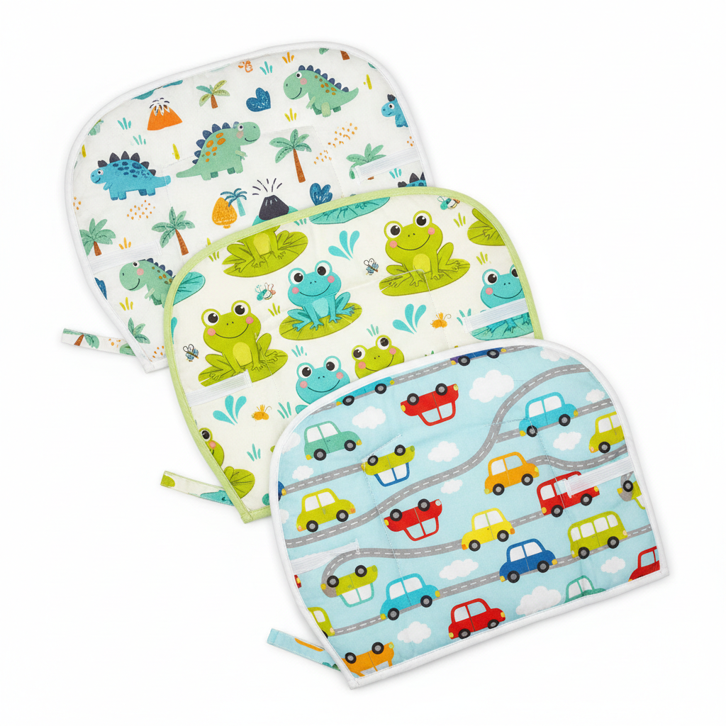 Les 3 styles - coussin chaise haute bébé