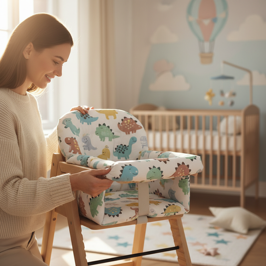 Bébé et maman - style dinosaure