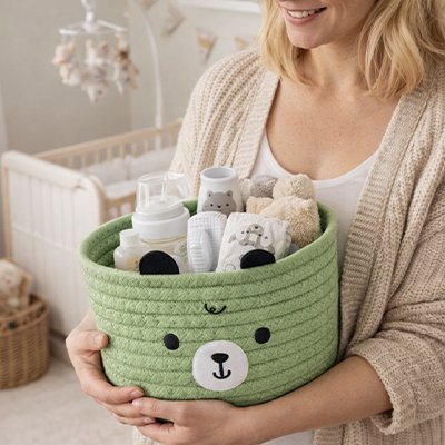 Panier rangement bébé