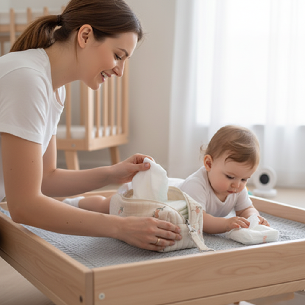 trousse de toilette bebe ecureuil table langer maman couches